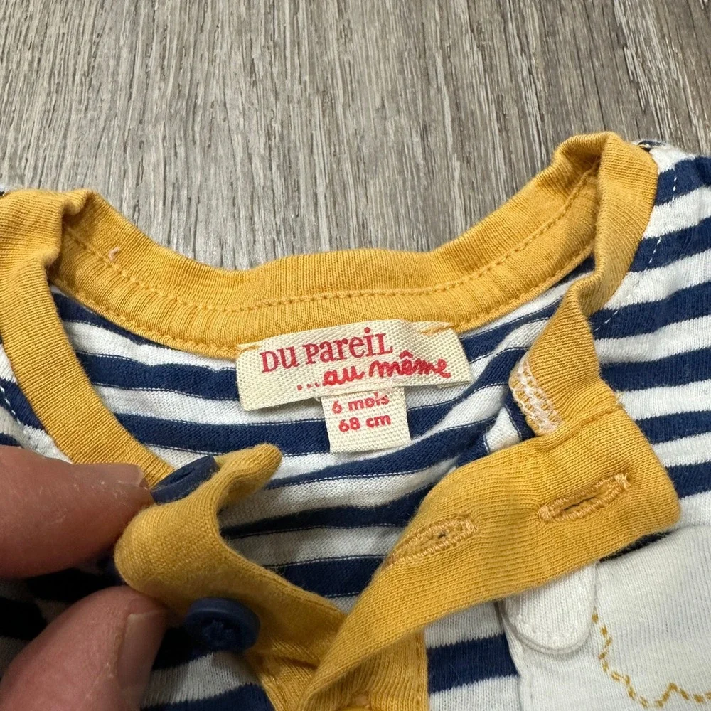 Baby Boy 6M Bundle Lot IKKS Sweater DPAM North 6 months Kids Shirt Plaid Swaddle